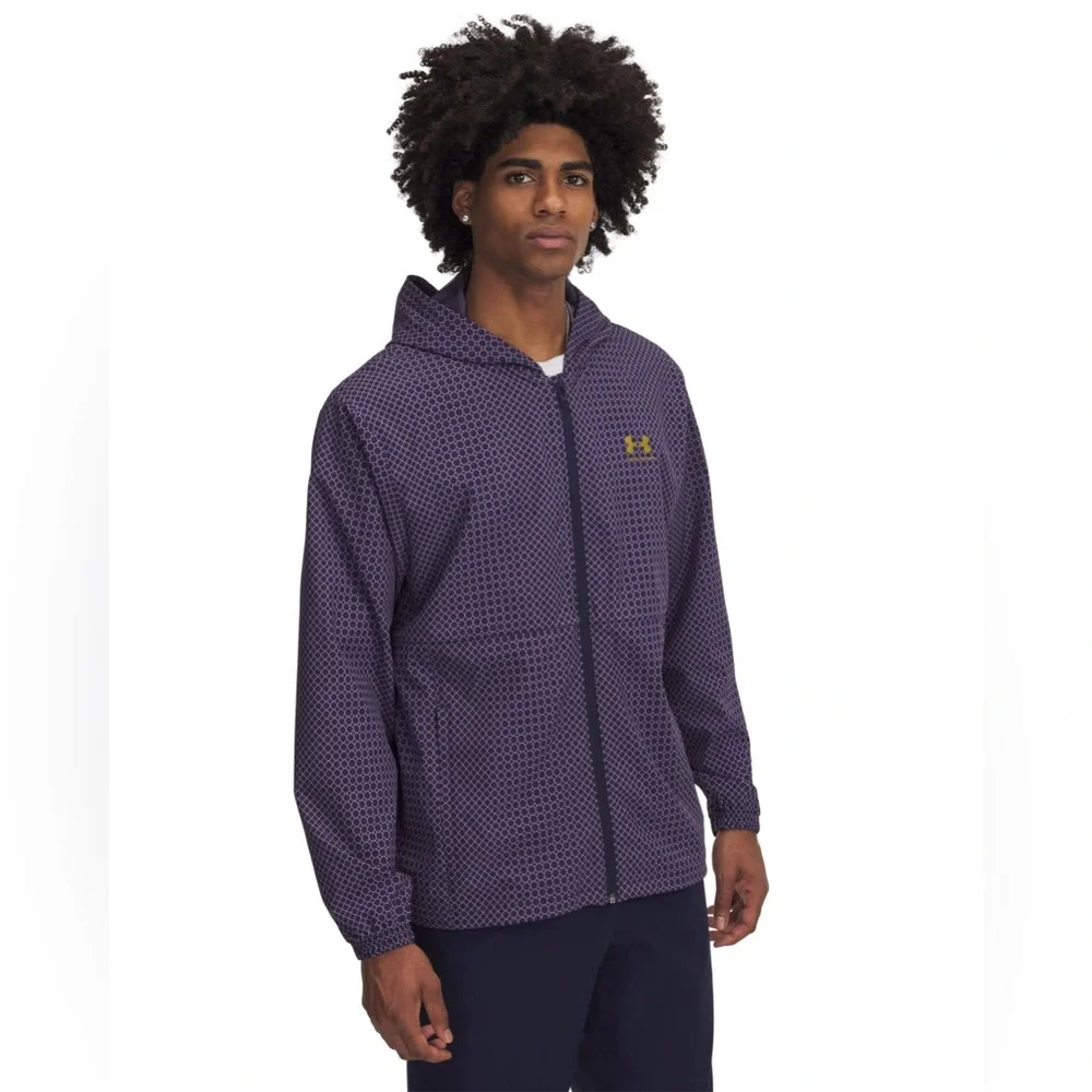 NEW Under Armour UA Storm Men’s Windbreaker Hooded Jacket 1390483 410 size M NWT